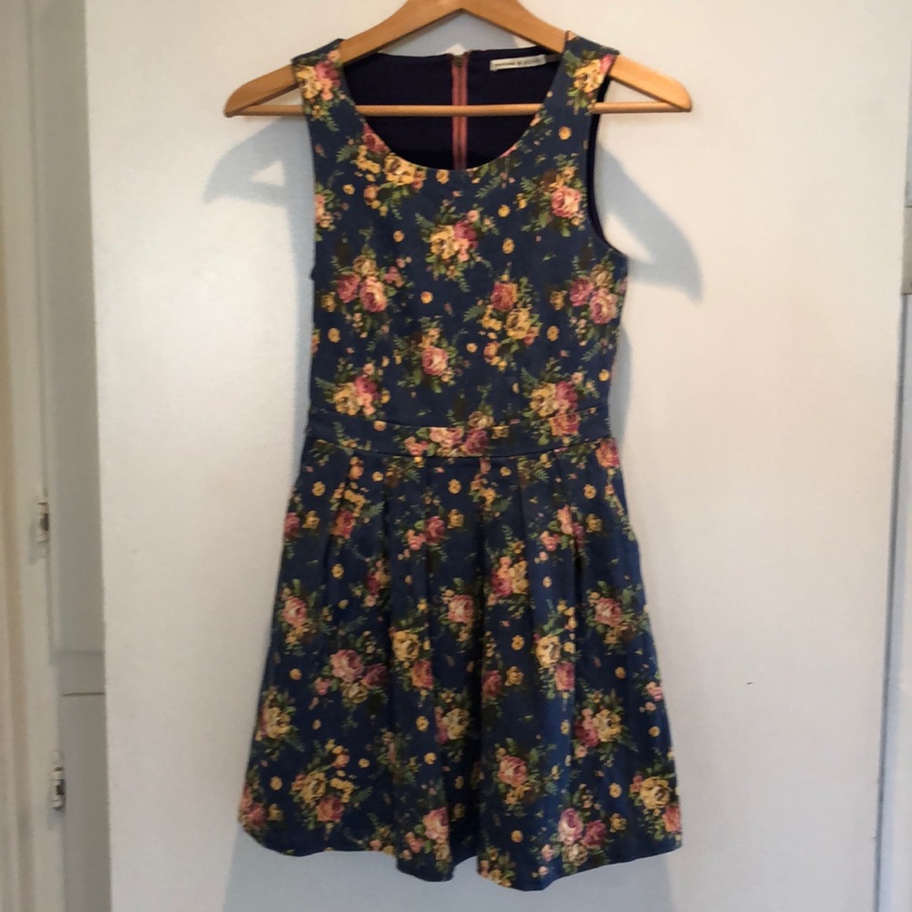 Rhyme and Echo Fit and Flare Dress